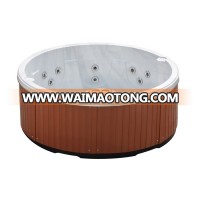 Outdoor Acrylic Round Hot Tub With Temperature Controller Spa Factory SKT306C