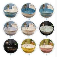 Chinese high quality household artistic countertop wash basin for bathroom